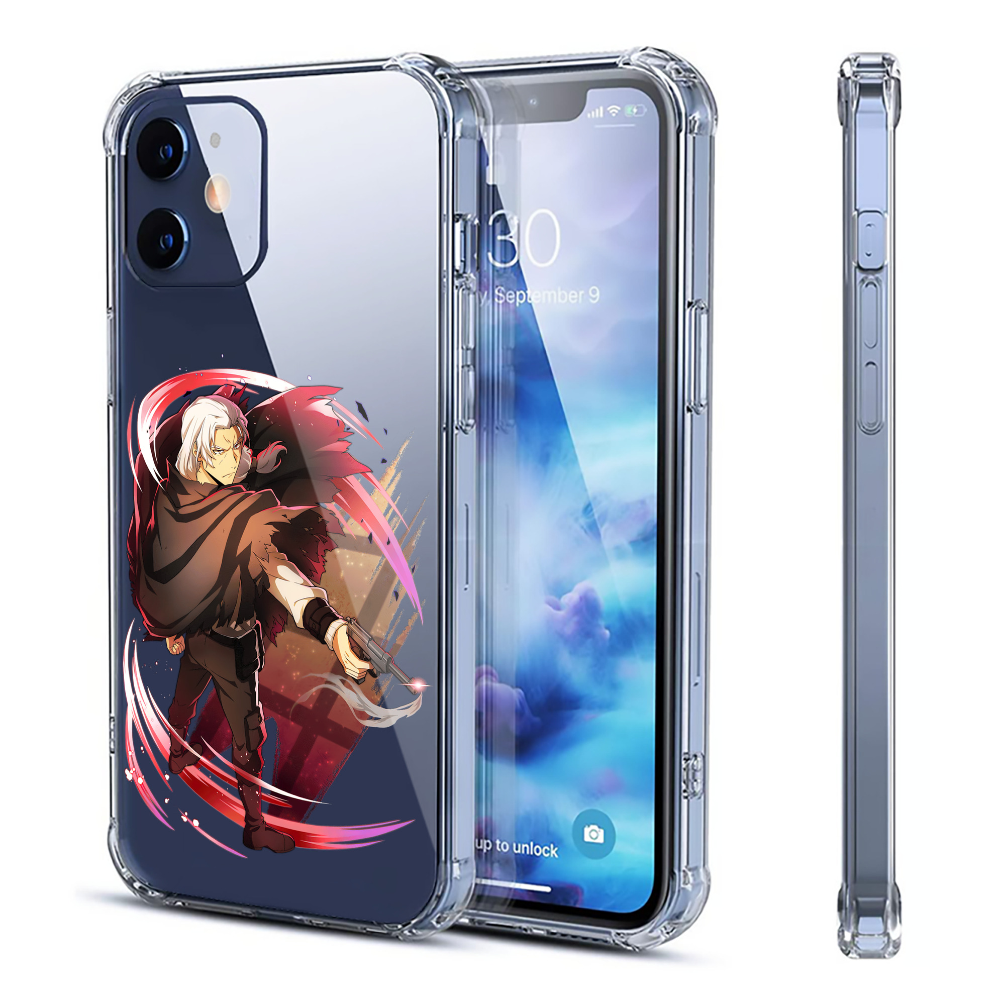 （画像用） 文豪ストレイドッグス Bungo Stray Dogs 【iPhone 12シリーズ対応】透明スマホケース（クリアソフトケース）